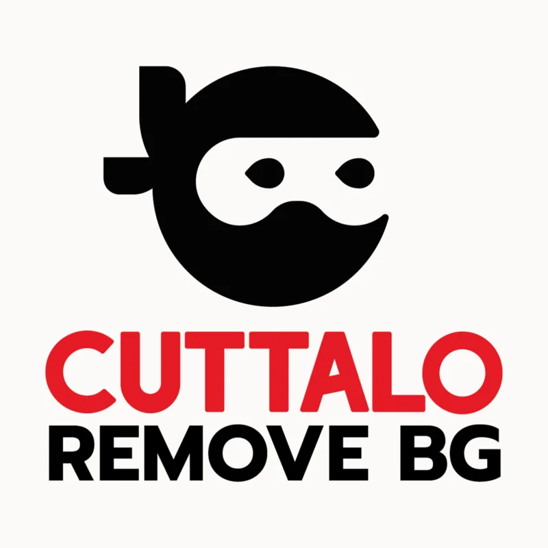 Cuttalo logo with background - Before removal example